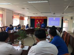 HUYỆN ĐOÀN BÌNH TÂN TỔ CHỨC HỘI NGHỊ ĐOÀN VIÊN, THANH NIÊN GÓP Ý VÀO DỰ THẢO VĂN KIỆN ĐẠI HỘI ĐOÀN CÁC CẤP VÀ VĂN KIỆN ĐẠI HỘI ĐOÀN TOÀN QUỐC LẦN THỨ XII