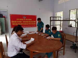 BÌNH TÂN CHỈ ĐẠO SINH HOẠT CHI ĐOÀN THÁNG 2/2021