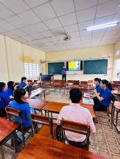 Hội LHTN huyện tổ chức lễ ra mắt câu lạc bộ đọc sách tại thị trấn Tân Quới