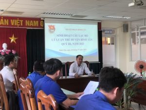 BÌNH TÂN TỔ CHỨC SINH HOẠT CLB LÝ LUẬN TRẺ QUÝ III/2023